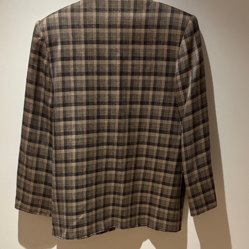“If This Doesn’t Sell I’m Keeping It” Plaid Blazer | Made in Canada - Picture 8 of 8